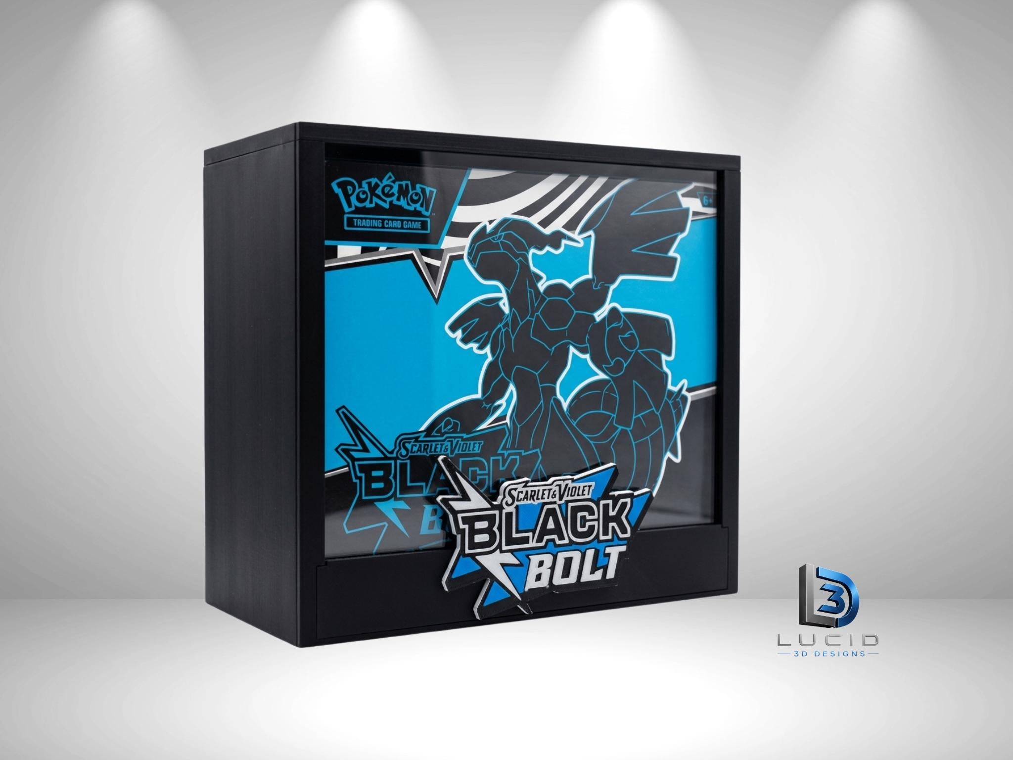 Pokemon Black Bolt ETB Display Case - Front