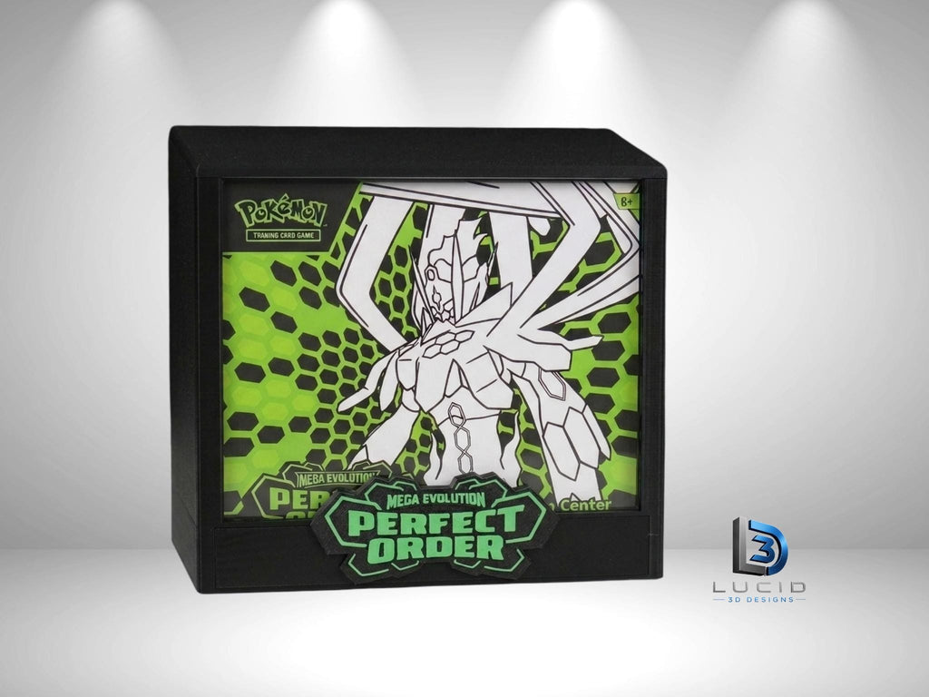 Pokemon Mega Evolution Perfect Order ETB Case | 3D Printed PLA | Magnetic Lid | Acrylic | ETB - image 1