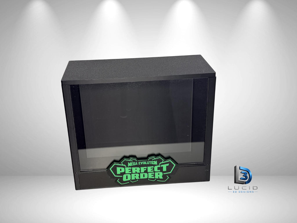 Pokemon Mega Evolution Perfect Order ETB Case | 3D Printed PLA | Magnetic Lid | Acrylic | ETB - image 3
