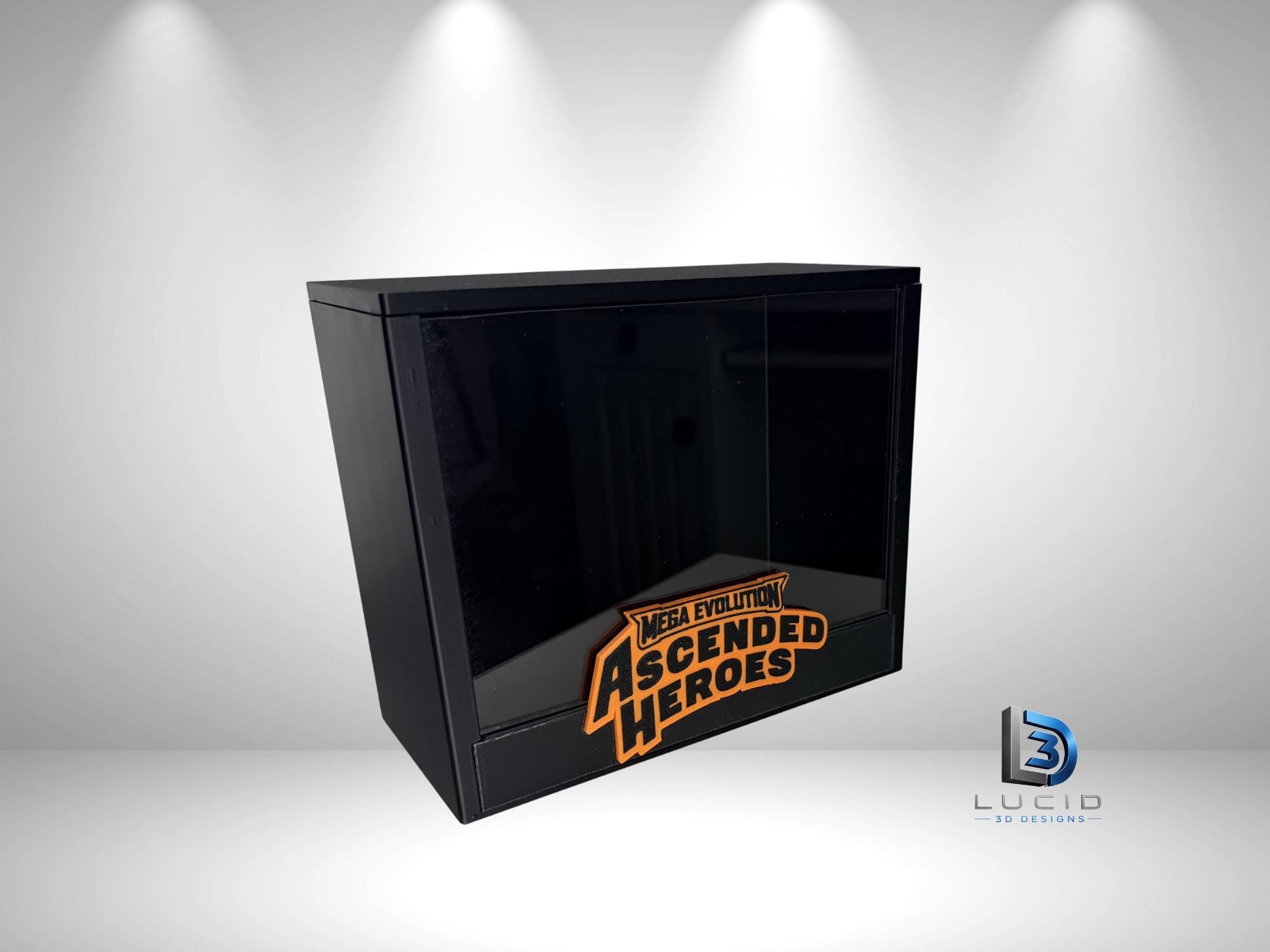 Pokemon Mega Evolution Ascended Heroes ETB Case | 3D Printed PLA | Magnetic Lid | Acrylic | ETB - image 6
