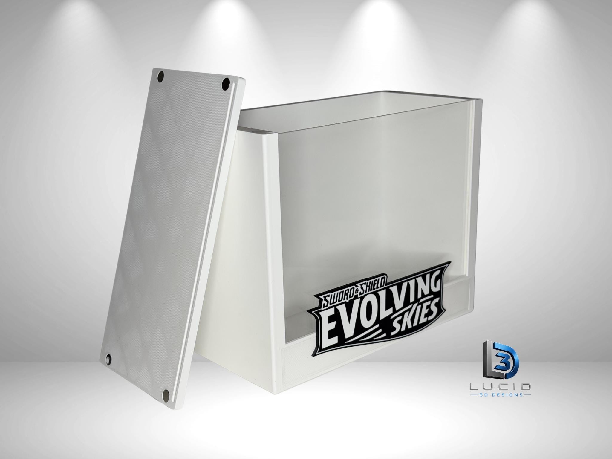 Pokemon Evolving Skies Elite Trainer Box Display Case | 3D Printed PLA | Magnetic Lid | Acrylic | ETB - image 4