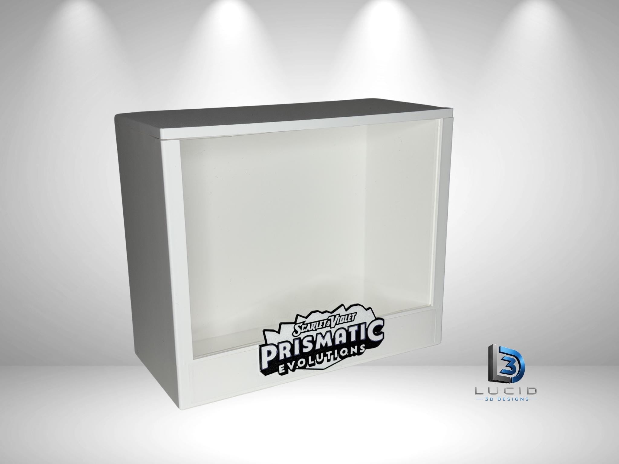 Pokemon Prismatic Evolutions Elite Trainer Box Case | 3D Printed PLA | Magnetic Lid | Acrylic | ETB - image 2