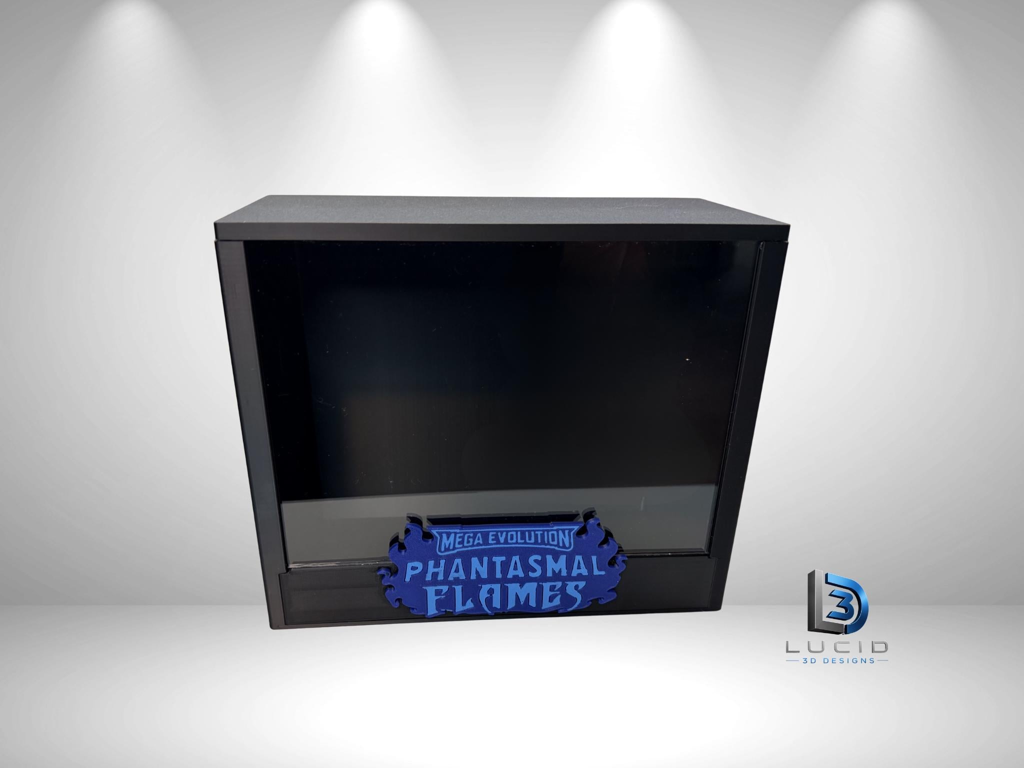 Pokemon Phantasmal Flames ETB Display Case - Side View