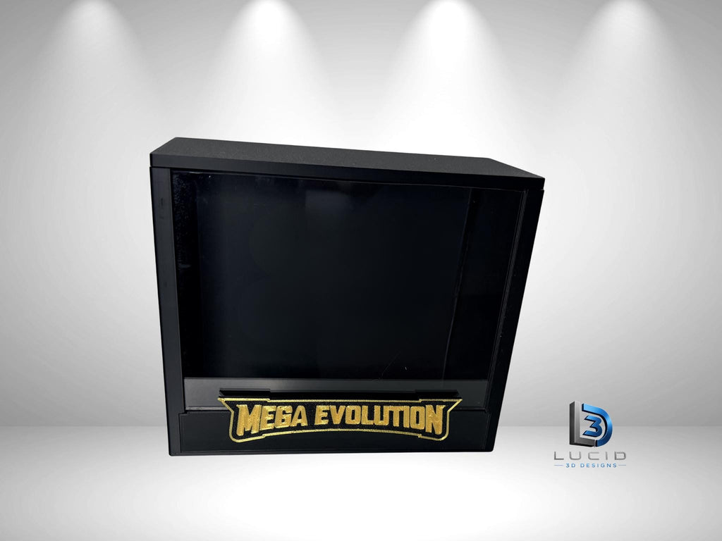 Pokemon Mega Evolution Lucario ETB Display Case | 3D Printed PLA | Magnetic Lid | Acrylic | ETB - image 3
