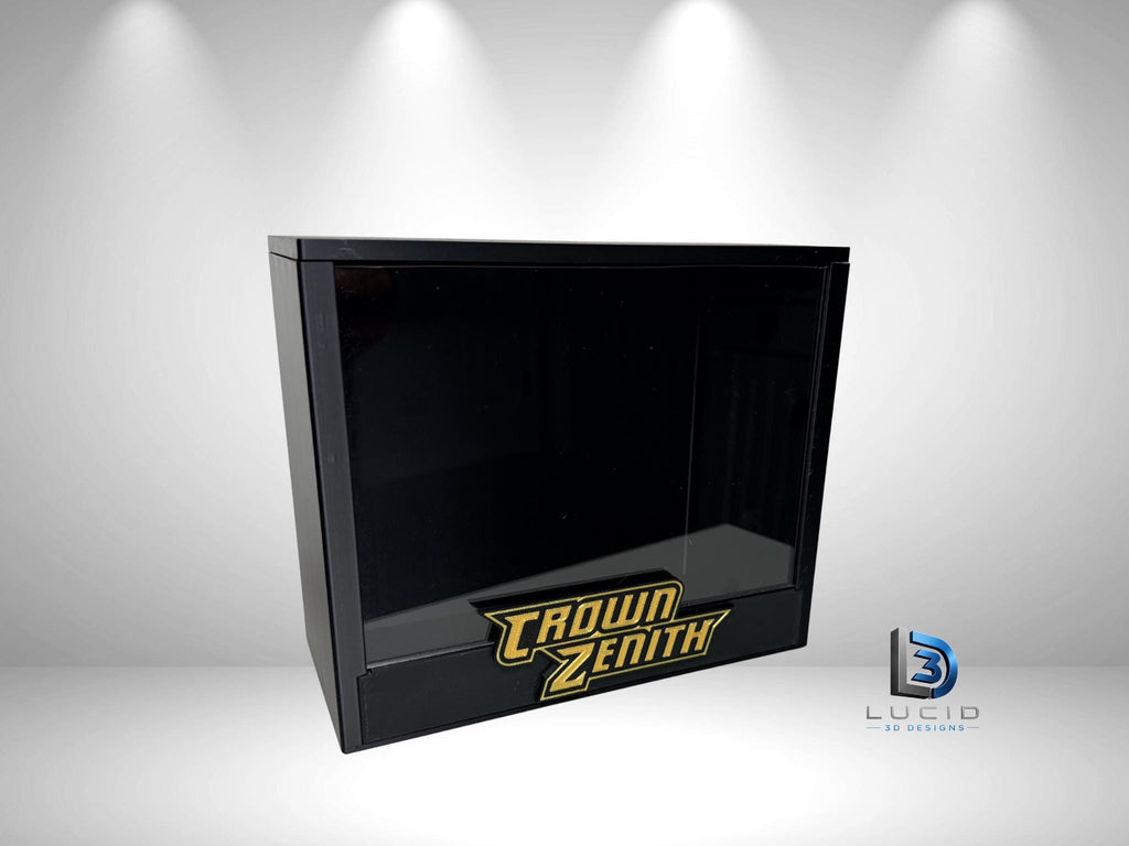 Pokemon Crown Zenith Elite Trainer Box Display Case | 3D Printed PLA | Magnetic Lid | Acrylic | ETB - image 2