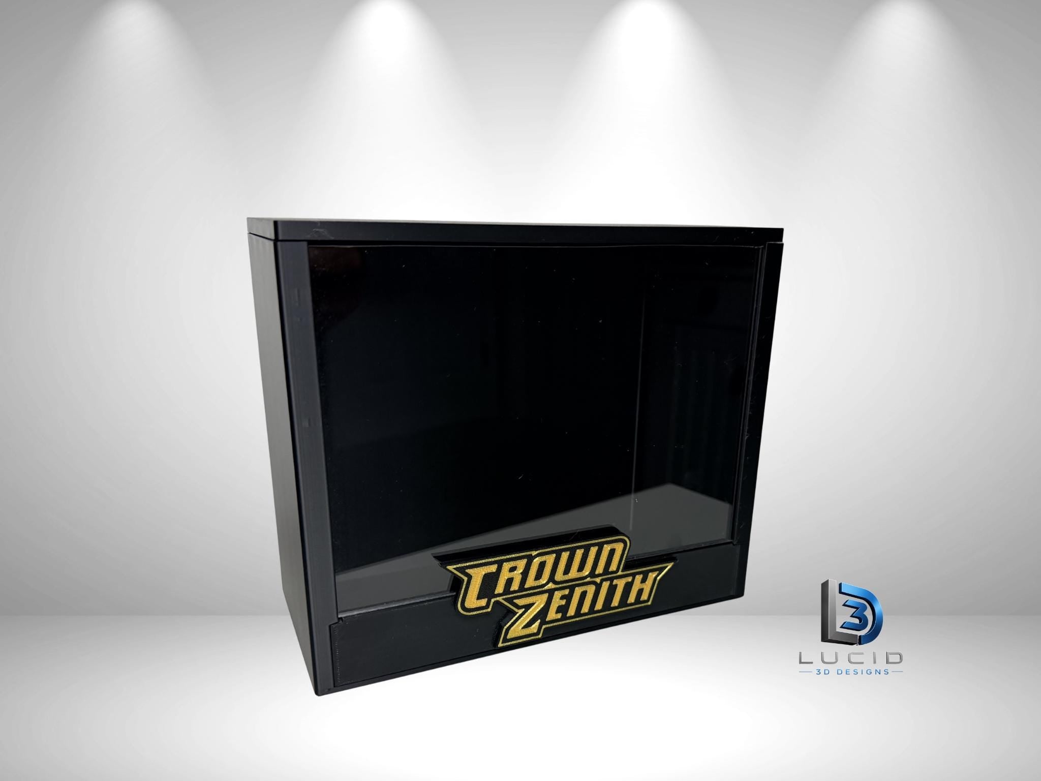 Pokemon Crown Zenith Elite Trainer Box Display Case | 3D Printed PLA | Magnetic Lid | Acrylic | ETB - image 2