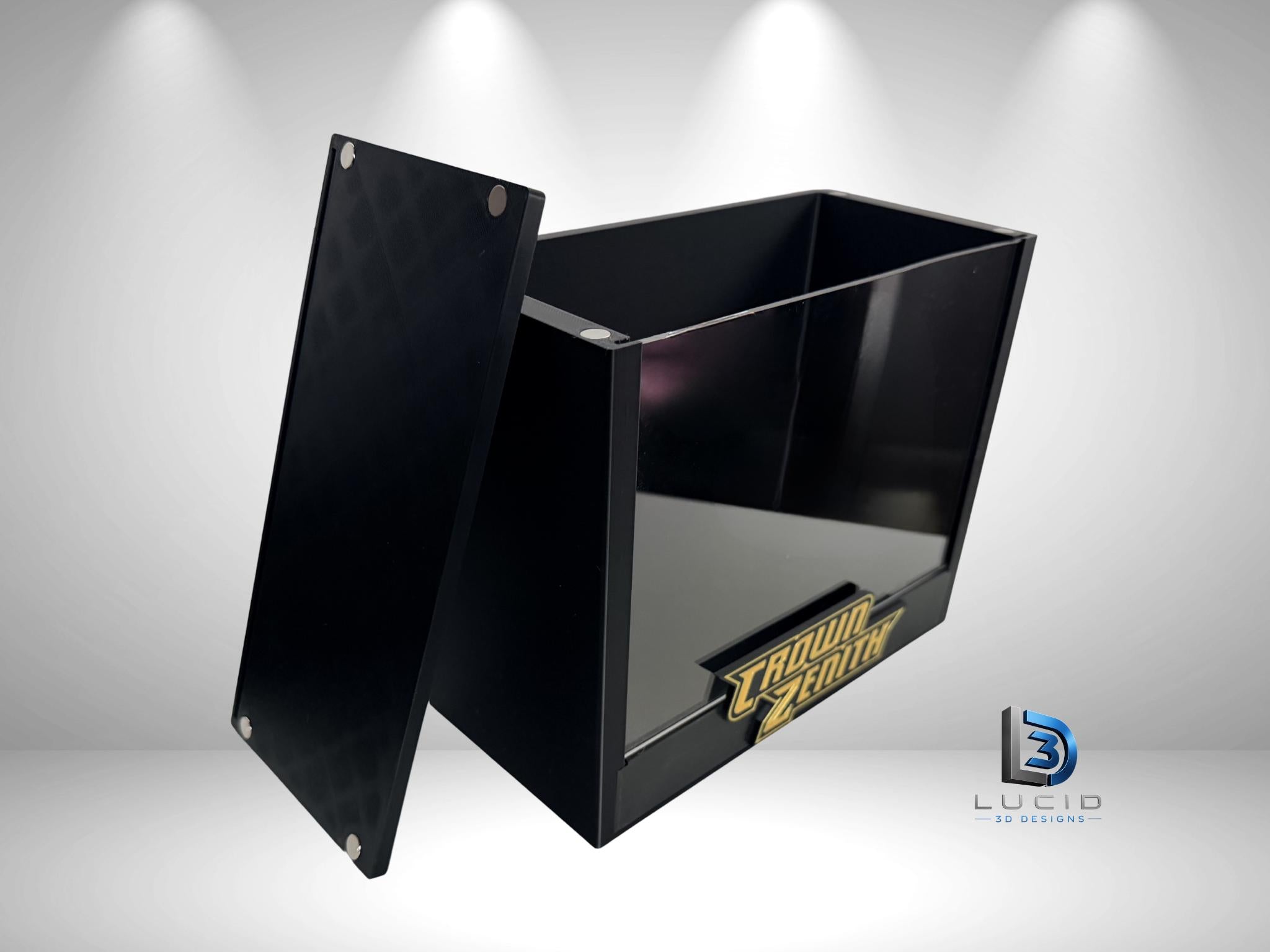 Pokemon Crown Zenith Elite Trainer Box Display Case | 3D Printed PLA | Magnetic Lid | Acrylic | ETB - image 4