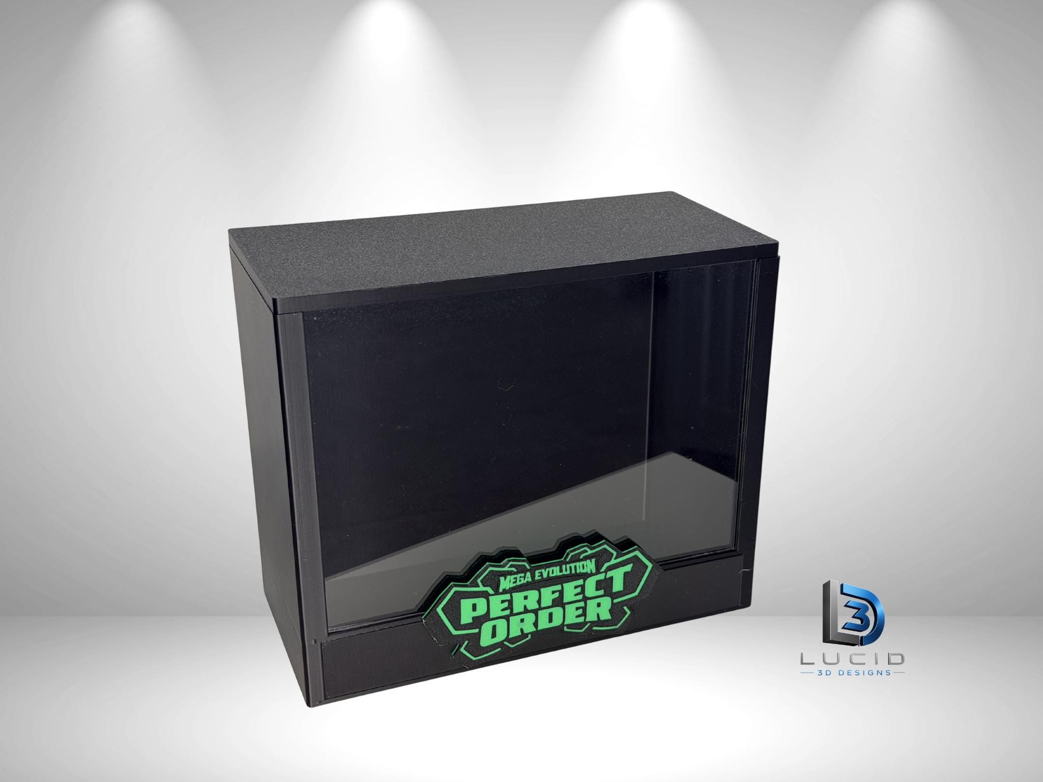 Pokemon Mega Evolution Perfect Order ETB Case | 3D Printed PLA | Magnetic Lid | Acrylic | ETB - image 2