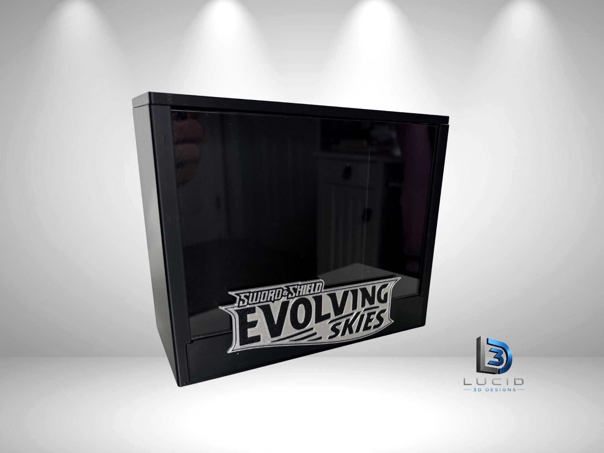 Pokemon Evolving Skies Elite Trainer Box Display Case | 3D Printed PLA | Magnetic Lid | Acrylic | ETB - image 6