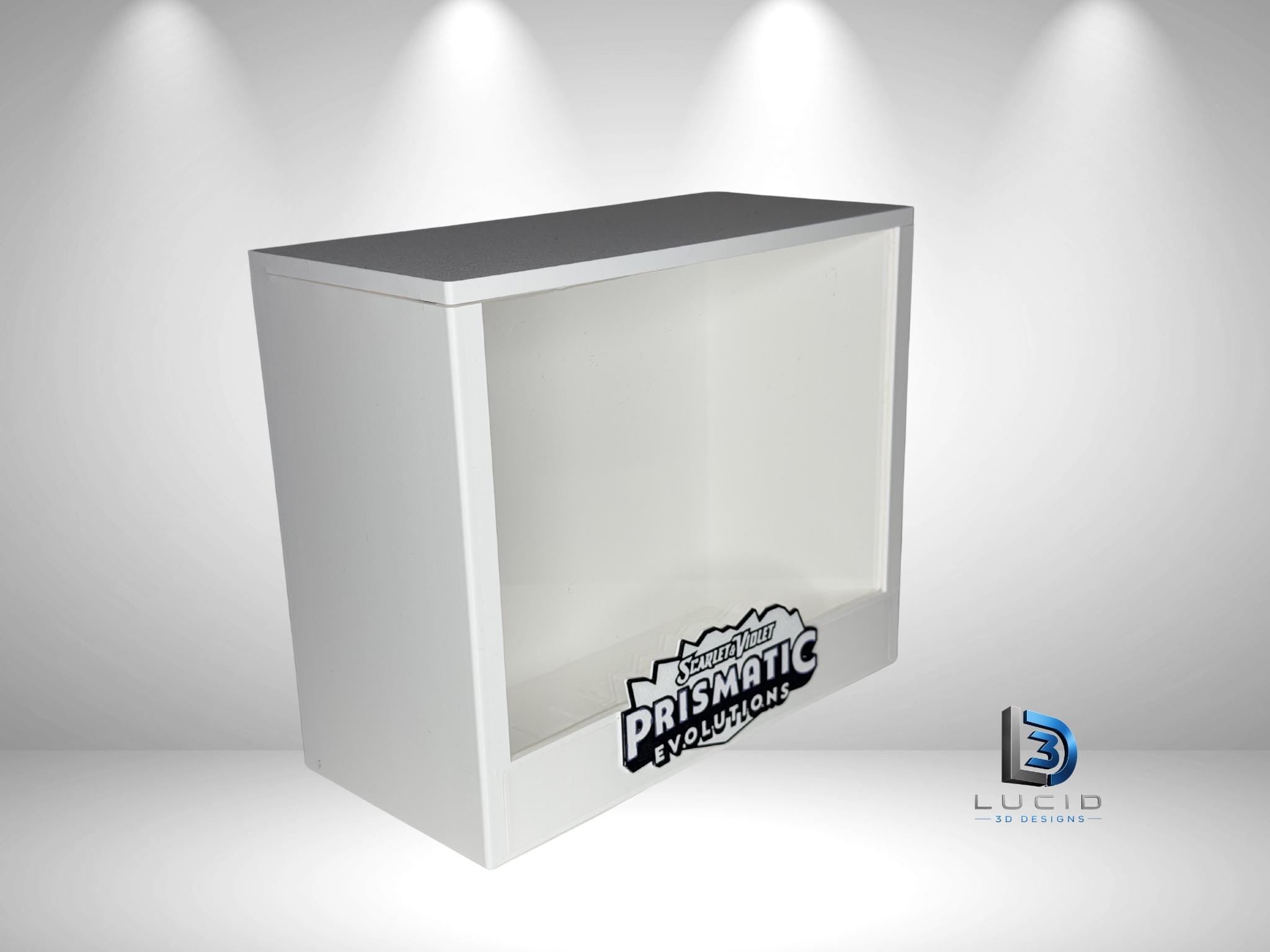 Pokemon Prismatic Evolutions Elite Trainer Box Case | 3D Printed PLA | Magnetic Lid | Acrylic | ETB - image 3