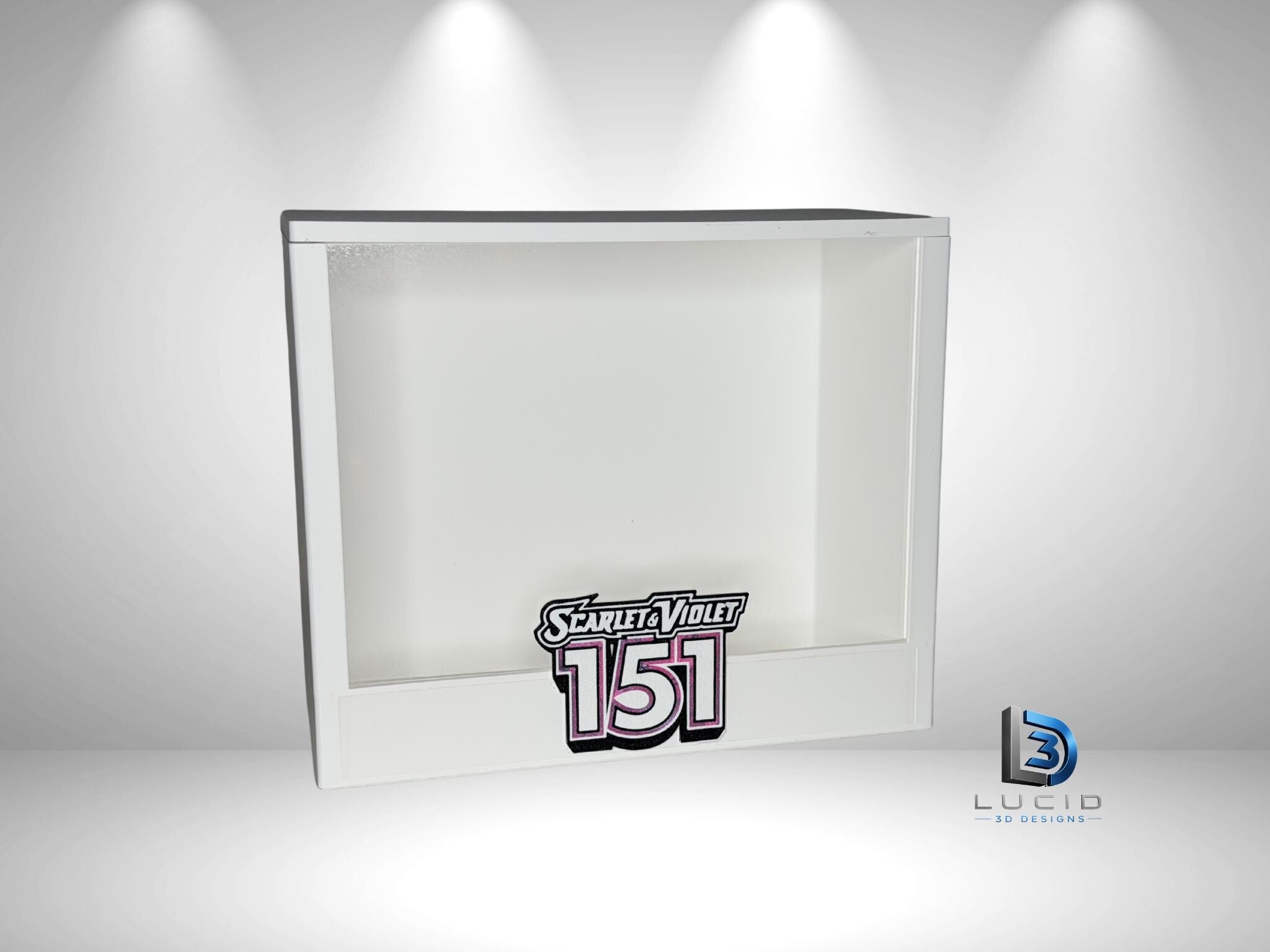 Pokemon Scarlet & Violet 151 Elite Trainer Box Display Case | 3D Printed PLA | Magnetic Lid | Acrylic | ETB - image 2