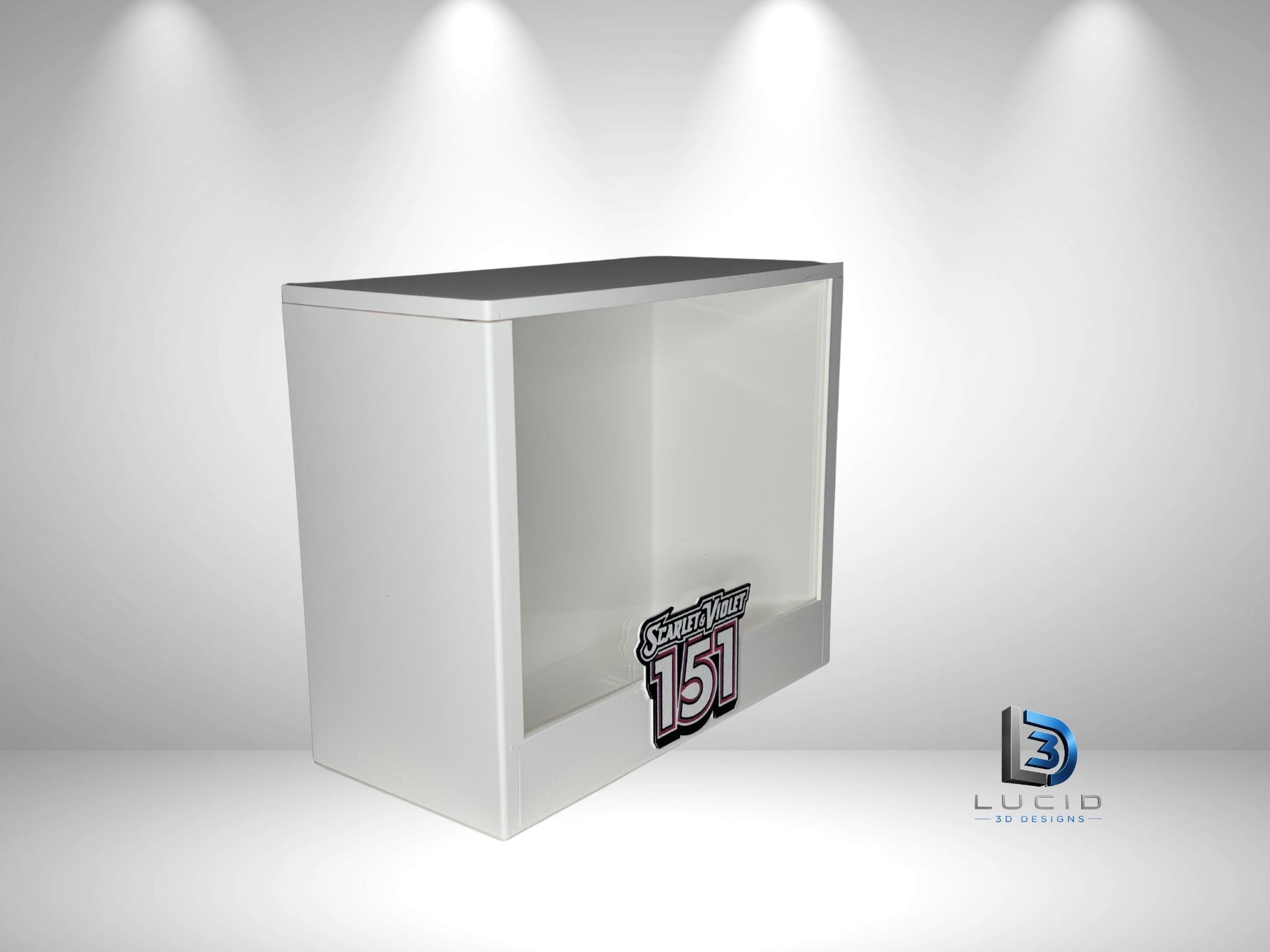 Pokemon Scarlet & Violet 151 Elite Trainer Box Display Case | 3D Printed PLA | Magnetic Lid | Acrylic | ETB - image 3