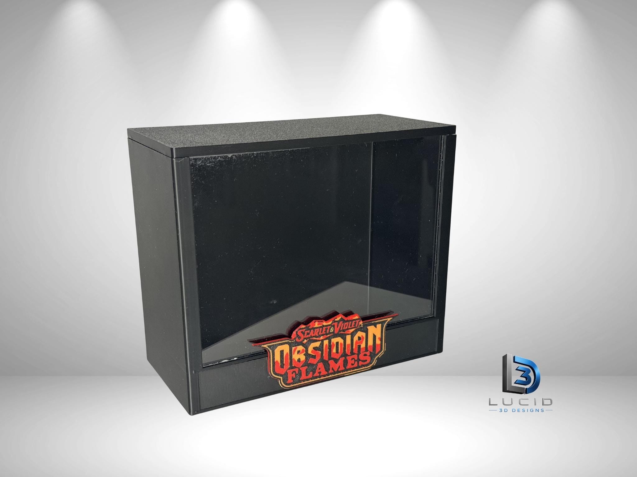 Pokemon Obsidian Flames Elite Trainer Box Display Case | 3D Printed PLA | Magnetic Lid | Acrylic Front | ETB - image 2