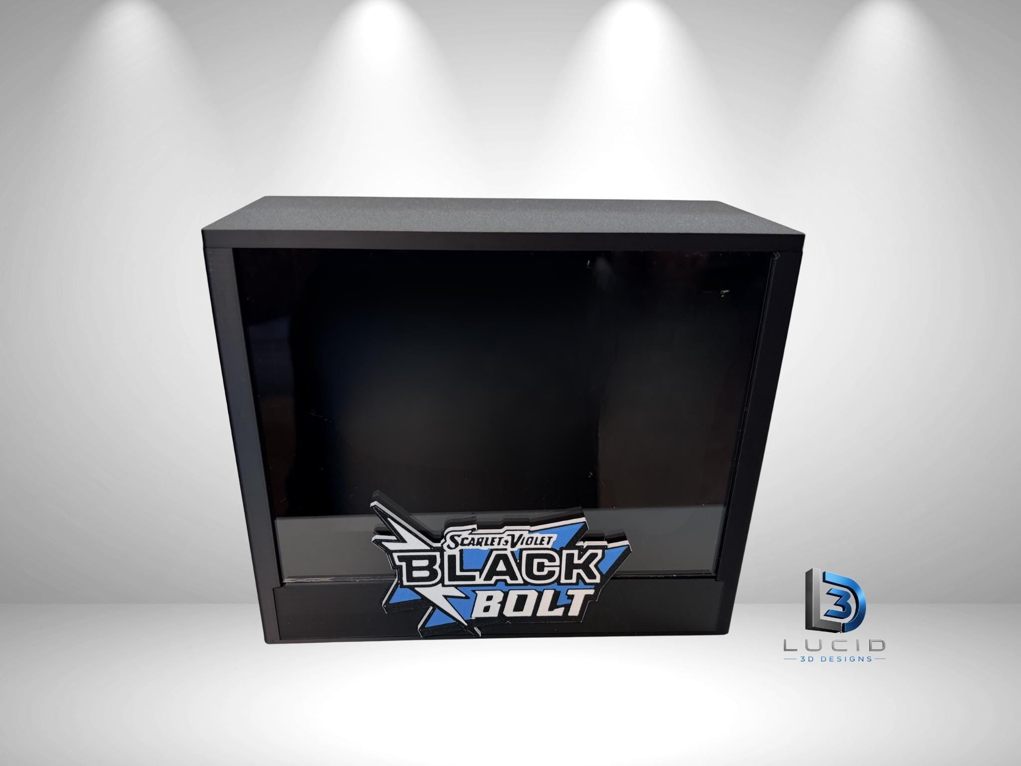 Pokemon Black Bolt ETB Display Case - Open View